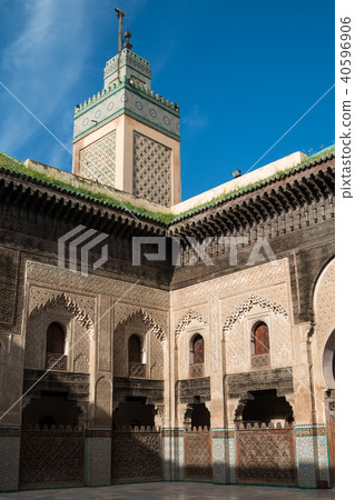 Tower of Madrasa Bou Inania, Fez, Morocco Tower of Madrasa Bou Inania, Fez, Morocco 40596906