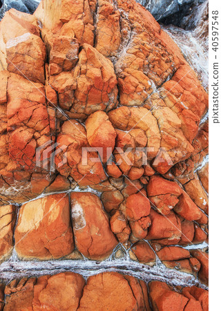 beautiful pattern in Stone at the coast beautiful pattern in Stone at the coast 40597548