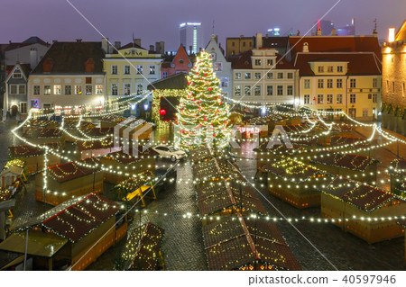 Christmas Market in Tallinn, Estonia 40597946