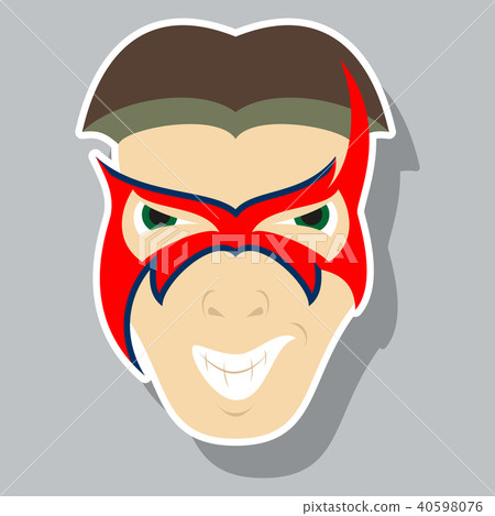 Superhero in Action. Superhero character .  40598076