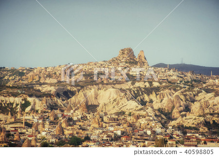 Nevsehir cave city in Cappadocia, Turkey Nevsehir cave city in Cappadocia, Turkey 40598805