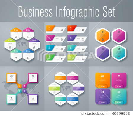 Set with infographics Set with infographics 40599998