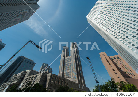 東京新宿高層建築 40603107