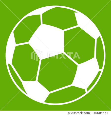 Soccer ball icon green 40604545