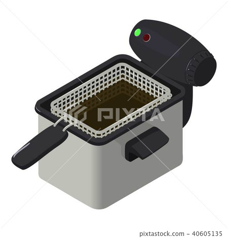 Fryer icon, isometric style Fryer icon, isometric style 40605135