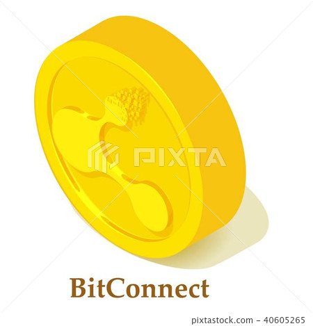Bitconnect icon, isometric style - Stock Illustration [40605265] - PIXTA