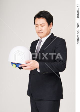 中年男子，商人，建設 40606232