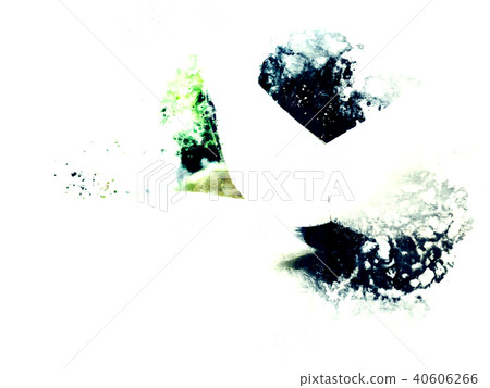 football ball on watercolor painting background. football ball on watercolor painting background. 40606266