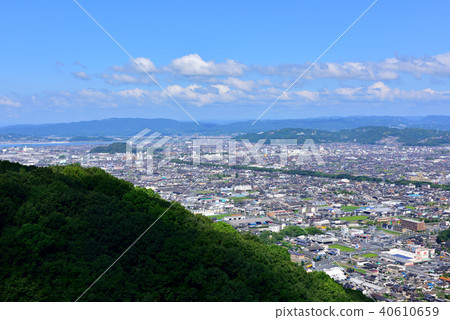 從哈哈山天際線看到的水島地區 40610659