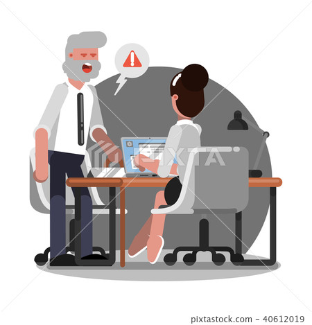 Old man telling about problems Old man telling about problems 40612019