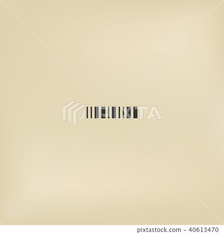 Simple barcode icon illustration 40613470