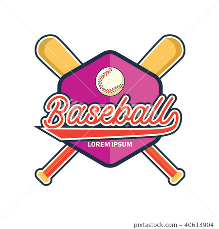 baseball logo, vector illustration 40613904