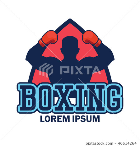 boxing logo, vector illustration 40614264