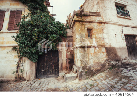 Old traditional Ottoman house in the background Old traditional Ottoman house in the background 40614564