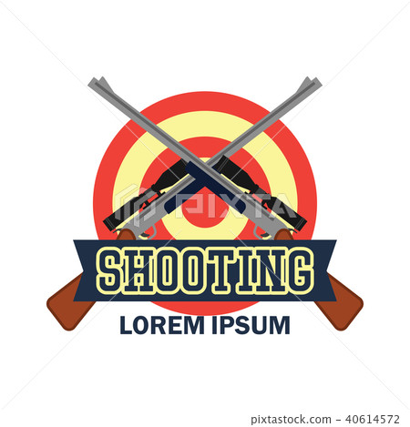 shooting logo, vector illustration shooting logo, vector illustration 40614572