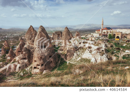 Review unique geological formations in Cappadocia, Turkey. Kappa 40614584
