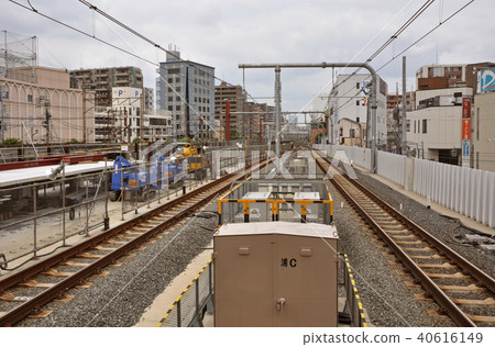 Railroad: JR East Urawa Station Railroad elevated construction work June 2009 Railroad: JR East Urawa Station Railroad elevated construction work June 2009 40616149