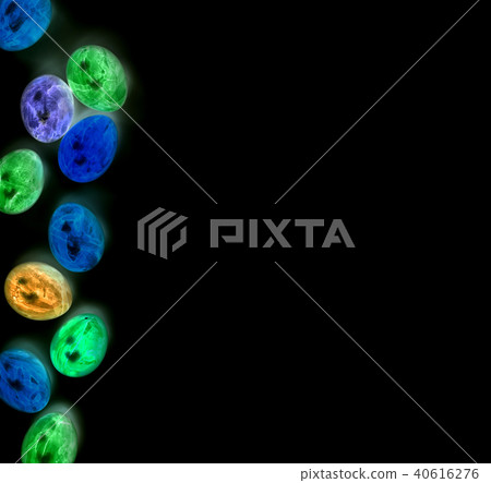 Painted eggs, easter - X-Ray Painted eggs, easter - X-Ray 40616276