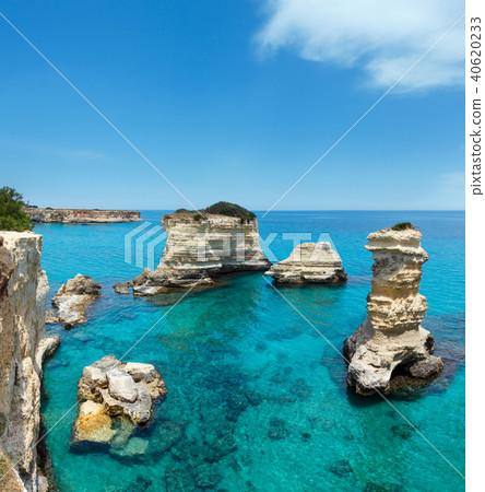 Faraglioni at Torre Sant Andrea, Italy 40620233