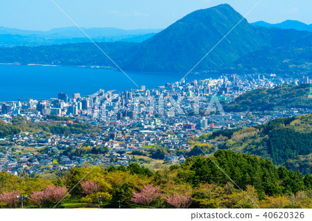 View from Beppu Bay service area View from Beppu Bay service area 40620326