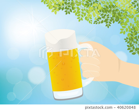 Beer and blue sky Beer and blue sky 40620848