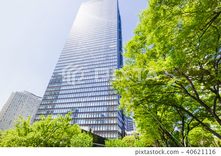 Urban landscape of the office town 40621116