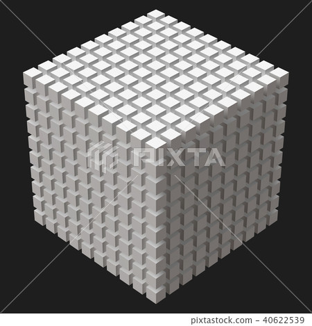 big cube with cubic cuts 40622539