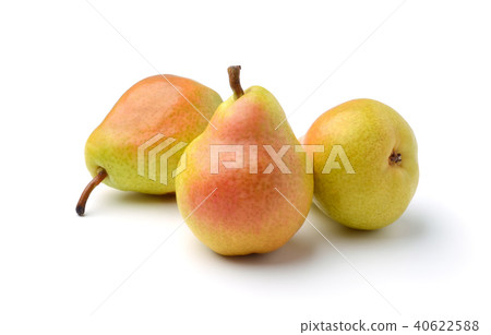 Ripe pears isolated on white Ripe pears isolated on white 40622588