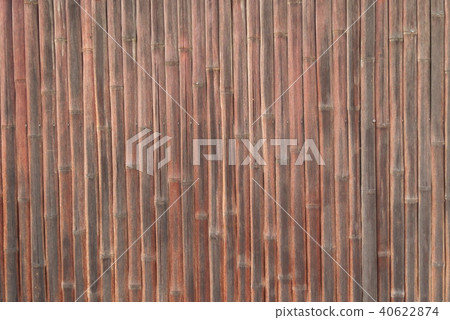 Old bamboo wall Old bamboo wall 40622874