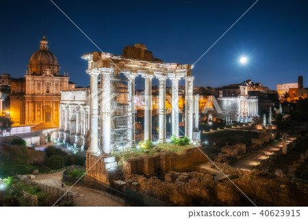 Roman Forum in Rome , Italy. Roman Forum in Rome , Italy. 40623915