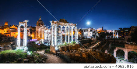 Roman Forum in Rome , Italy. Roman Forum in Rome , Italy. 40623916