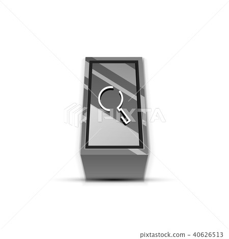 Search magnifyier web button, magnify icon. Modern magnifying glass sign, web site design or mobile Search magnifyier web button, magnify icon. Modern magnifying glass sign, web site design or mobile 40626513