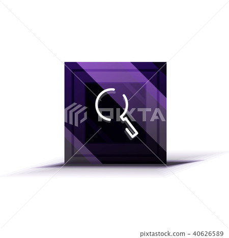 Search magnifyier web button, magnify icon. Modern magnifying glass sign, web site design or mobile Search magnifyier web button, magnify icon. Modern magnifying glass sign, web site design or mobile 40626589