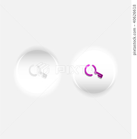 Search magnifyier web button, magnify icon. Modern magnifying glass sign, web site design or mobile Search magnifyier web button, magnify icon. Modern magnifying glass sign, web site design or mobile 40626618