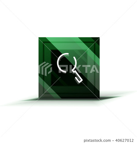Search magnifyier web button, magnify icon. Modern magnifying glass sign, web site design or mobile Search magnifyier web button, magnify icon. Modern magnifying glass sign, web site design or mobile 40627012