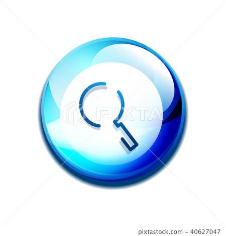 Search magnifyier web button, magnify icon. Modern magnifying glass sign, web site design or mobile Search magnifyier web button, magnify icon. Modern magnifying glass sign, web site design or mobile 40627047