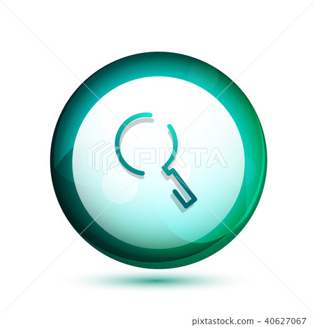 Search magnifyier web button, magnify icon. Modern magnifying glass sign, web site design or mobile Search magnifyier web button, magnify icon. Modern magnifying glass sign, web site design or mobile 40627067