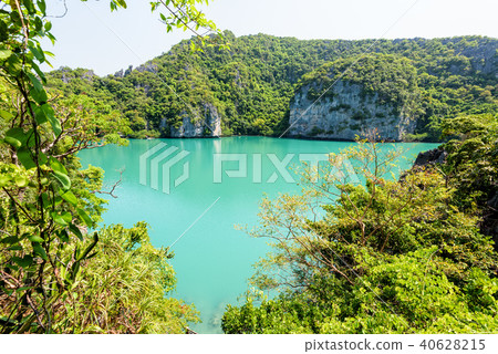 Thale Nai, Blue Lagoon (Emerald Lake) Thale Nai, Blue Lagoon (Emerald Lake) 40628215