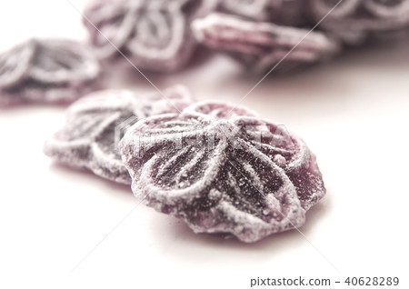traditional purple candies in shaped flower traditional purple candies in shaped flower 40628289