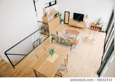 Bright floor room living room dining Bright floor room living room dining 40632433