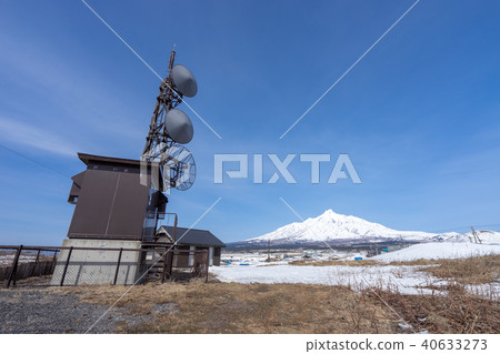 Mount Rishiri seen from Senho Shimomisaki Park 40633273
