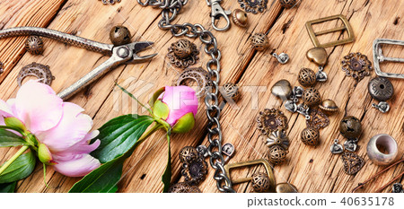 Fashionable female bijouterie Fashionable female bijouterie 40635178