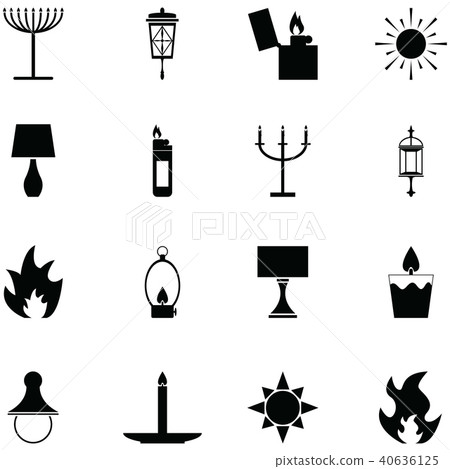 light icon set light icon set 40636125