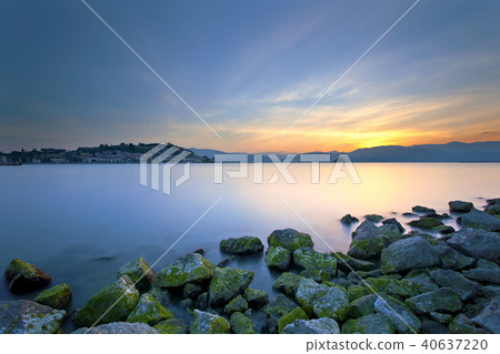Sunset sea landscape Sunset sea landscape 40637220