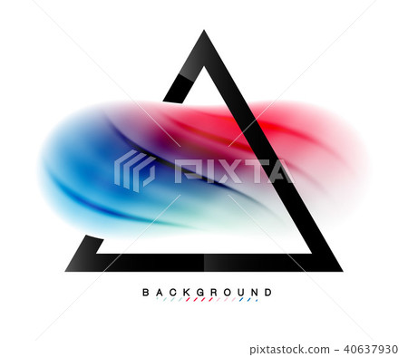 Swirl fluid flowing colors motion effect, holographic abstract background Swirl fluid flowing colors motion effect, holographic abstract background 40637930