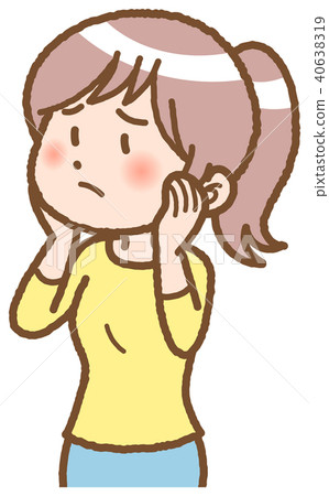 Young woman / troubled Young woman / troubled 40638319