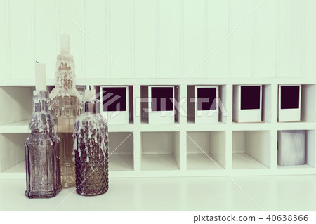 Bottles with a candle 40638366