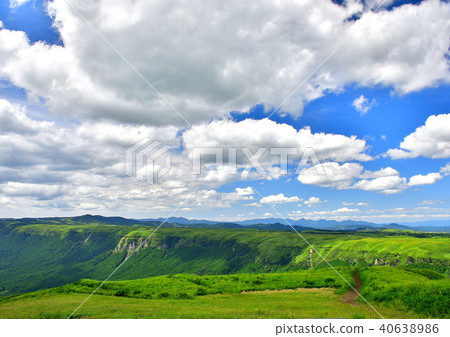 Early summer scenery seen from Aso Daikanbo 40638986