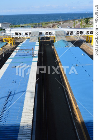 "Aomori station" seen from Aomori Bay Bridge (Aomori Prefecture Aomori City Yanagawa) "Aomori station" seen from Aomori Bay Bridge (Aomori Prefecture Aomori City Yanagawa) 40639519