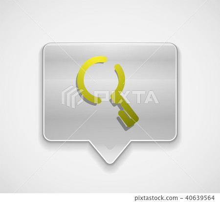 Search magnifyier web button, magnify icon. Modern magnifying glass sign, web site design or mobile Search magnifyier web button, magnify icon. Modern magnifying glass sign, web site design or mobile 40639564